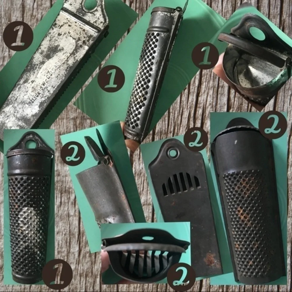 Antique Vintage Nutmeg Graters (2)